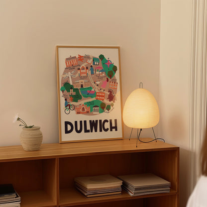 Dulwich Map Print Lauren Radley