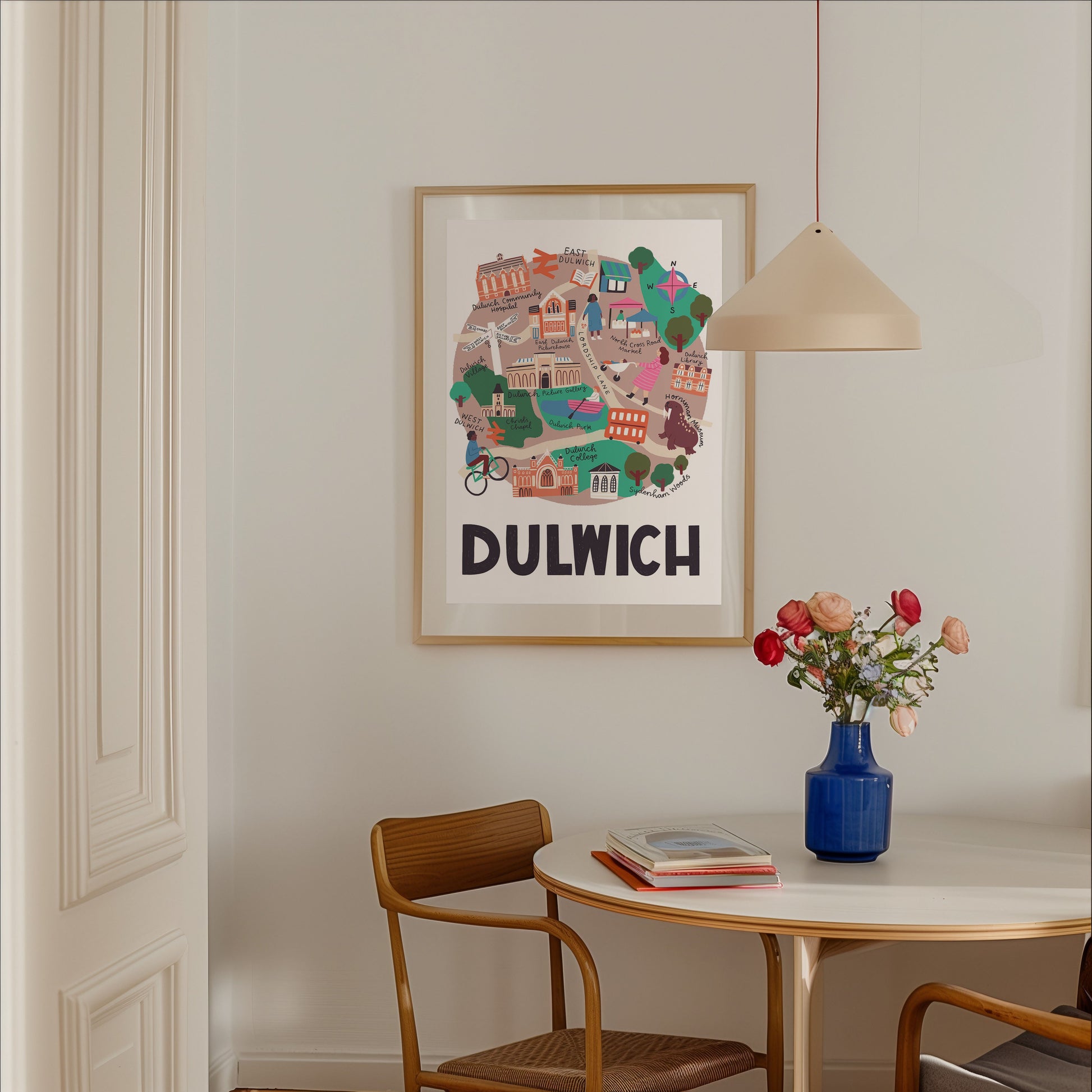 Dulwich Map Print Lauren Radley