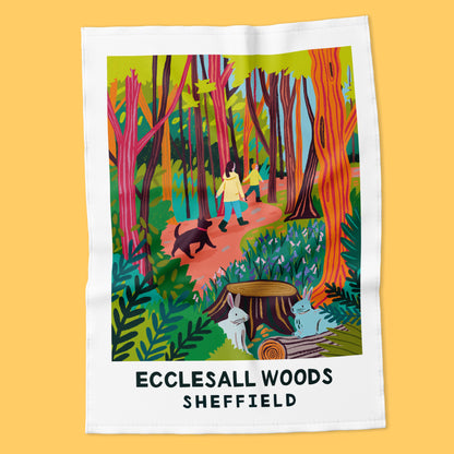 Ecclesall Woods Tea Towel