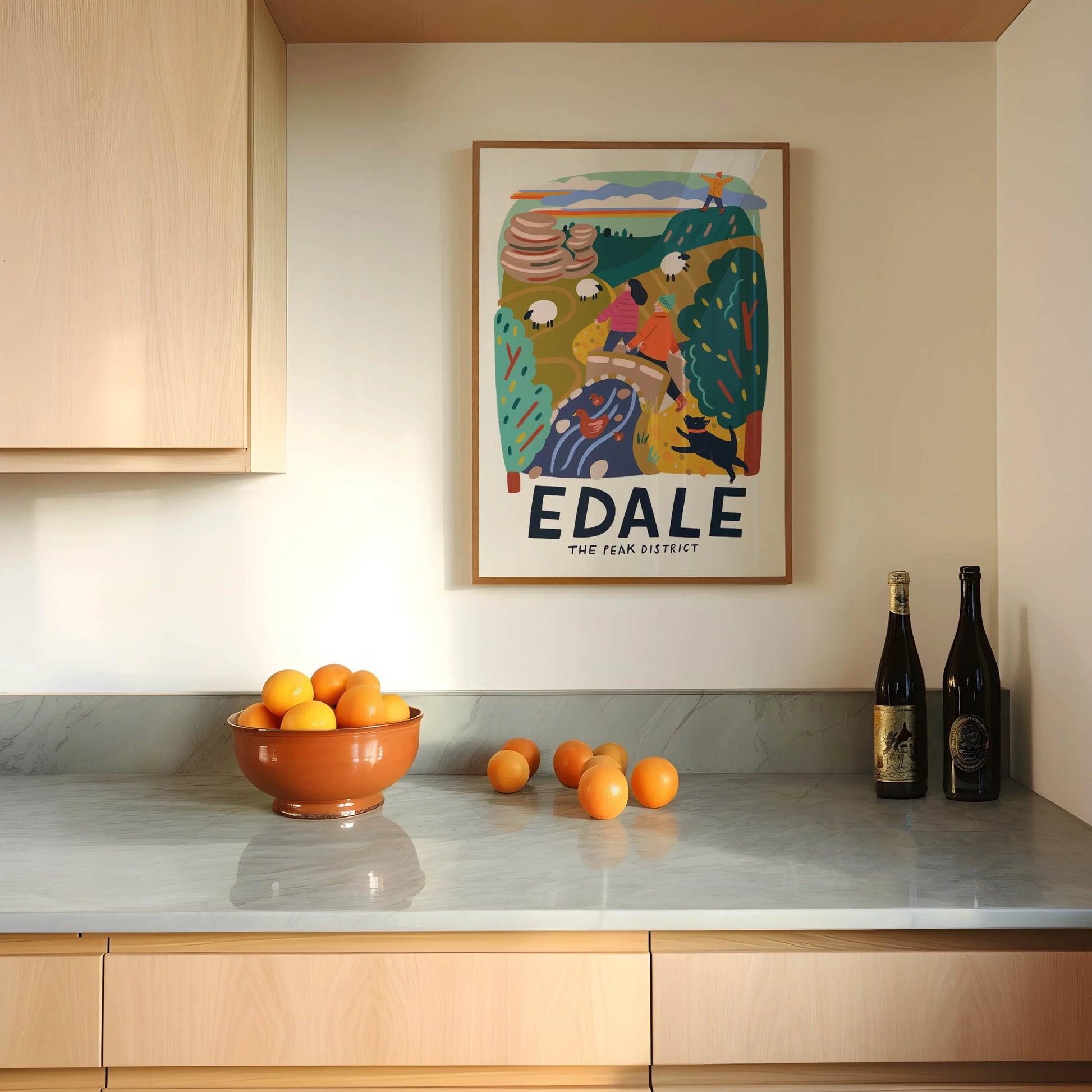 Edale Travel Poster Print - Lauren Radley