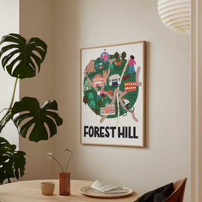 Forest Hill Map
