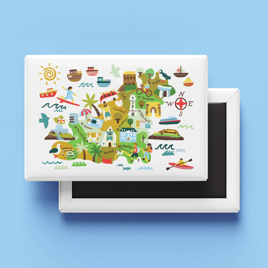 Guernsey Map Magnet