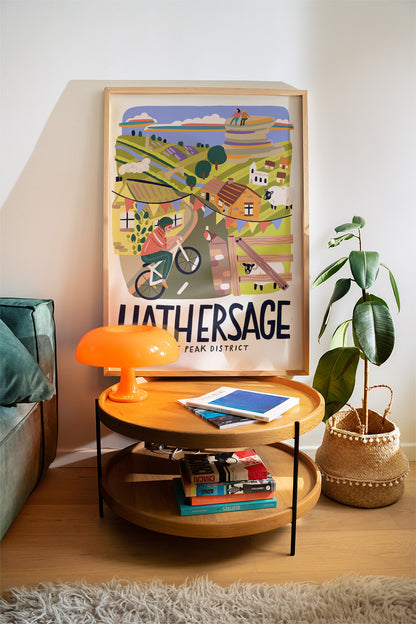 Hathersage Travel Poster