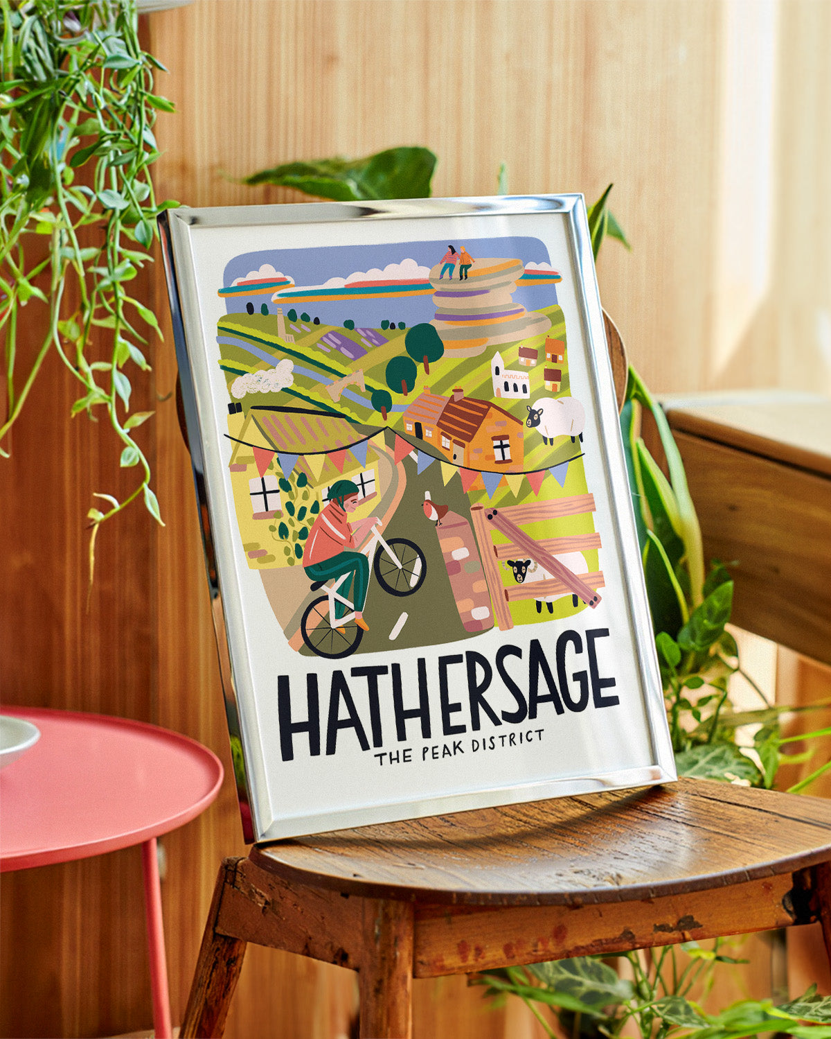Hathersage Travel Poster