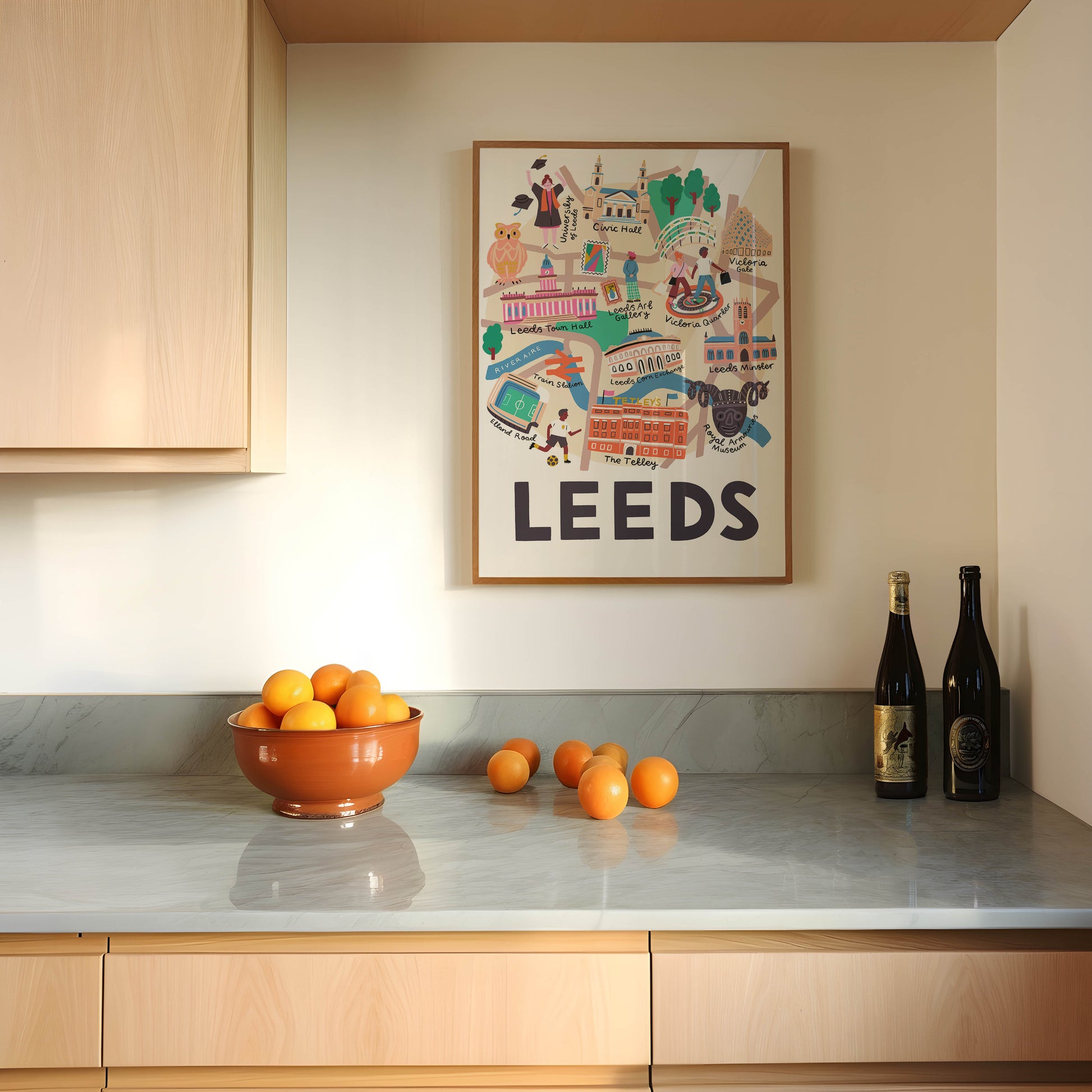 Leeds Map Print Lauren Radley