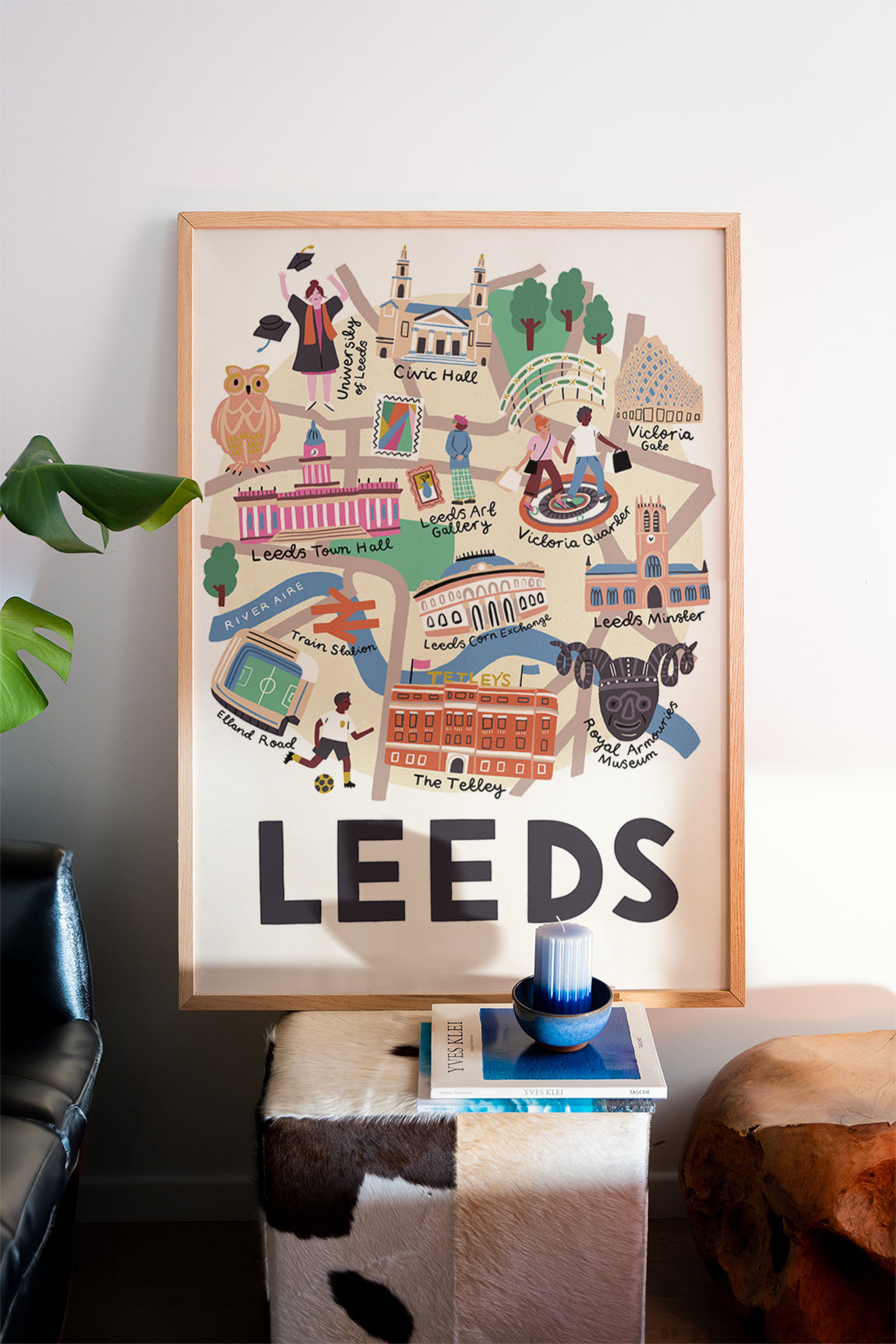 Leeds Map Print Lauren Radley