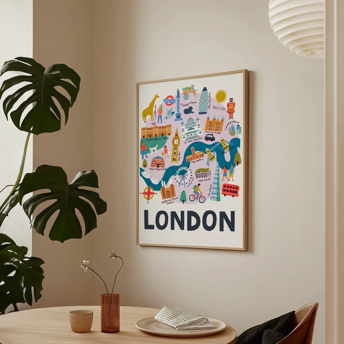 London Map Print - Lauren Radley