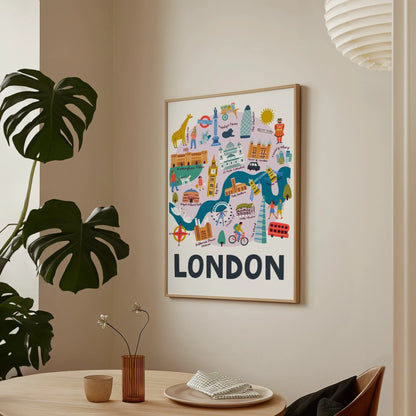 London Map Print - Lauren Radley