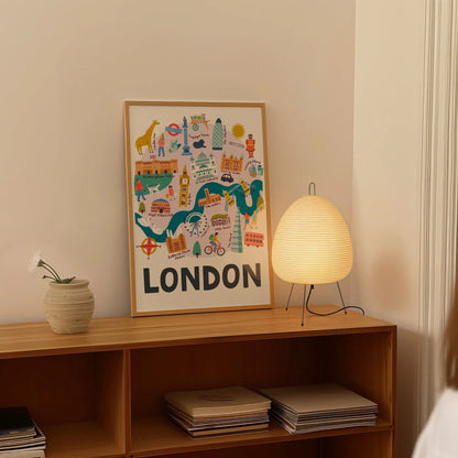London Map Print - Lauren Radley