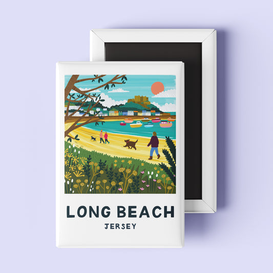 Long beach, Jersey Magnet