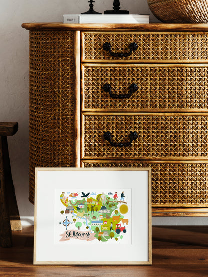 St Mary Map - Jersey