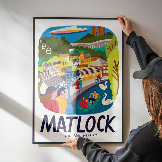 Matlock Travel Poster Lauren Radley