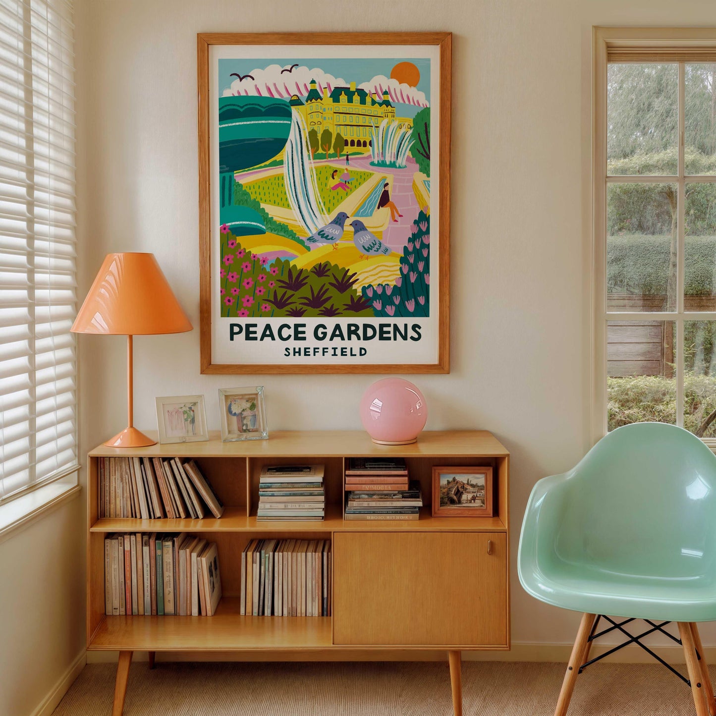 Peace Gardens - Sheffield Print Lauren Radley