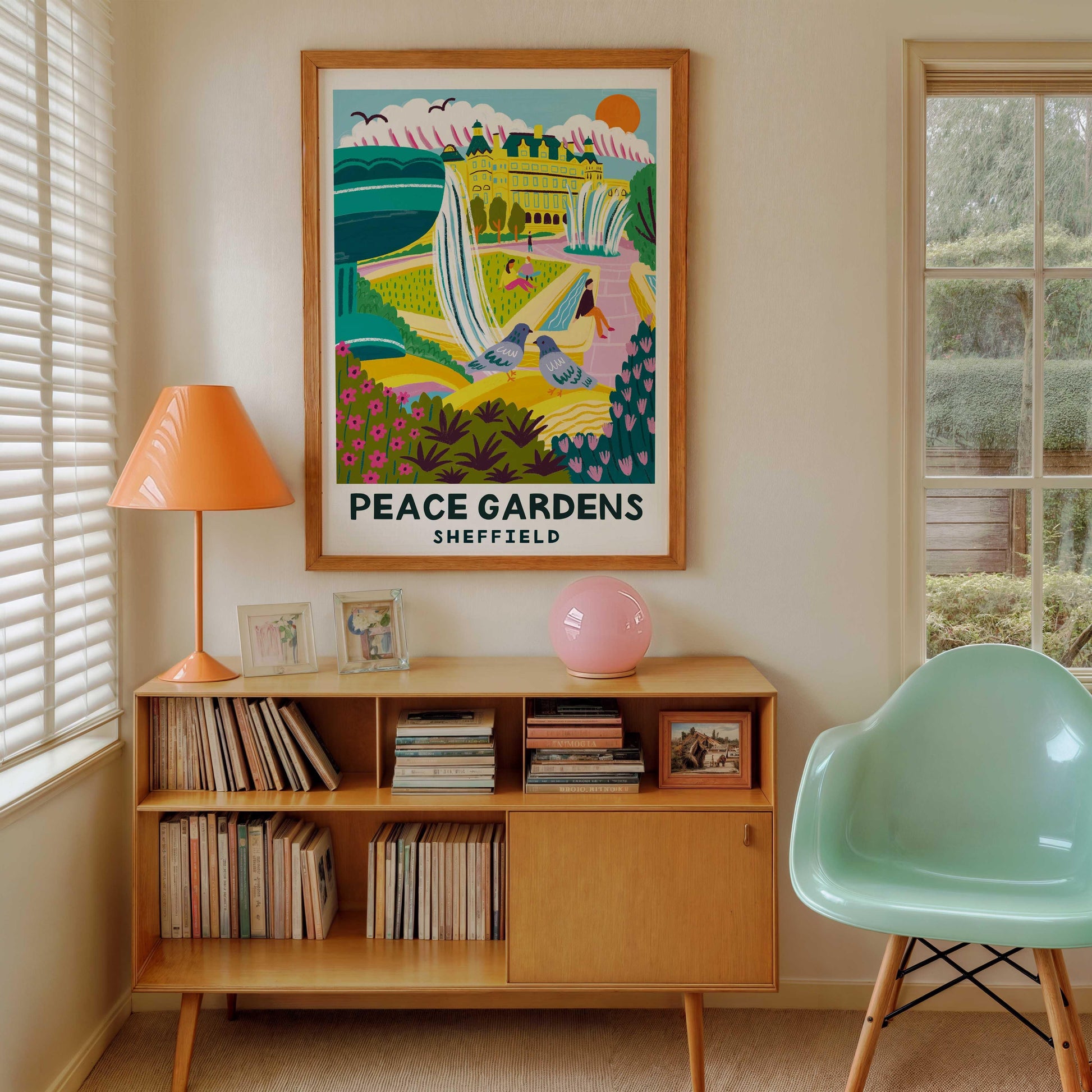 Peace Gardens - Sheffield Print Lauren Radley