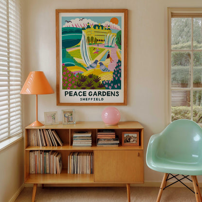 Peace Gardens - Sheffield Print Lauren Radley