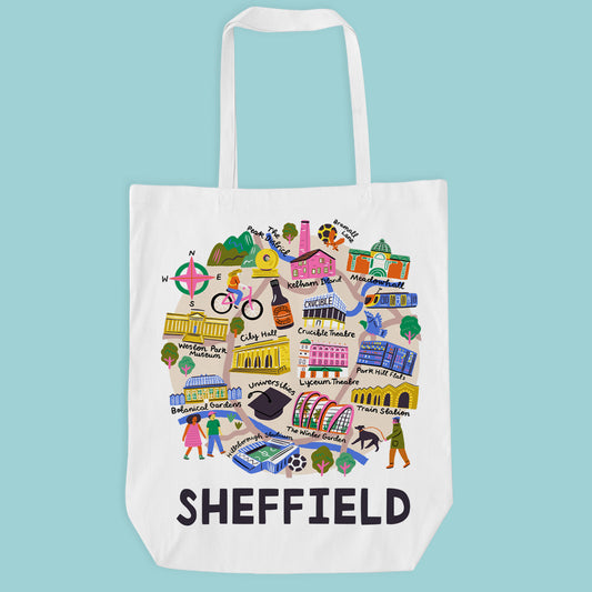Sheffield Circle Map Bag