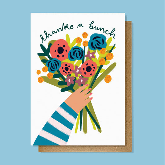 Bouquet Thank You Card