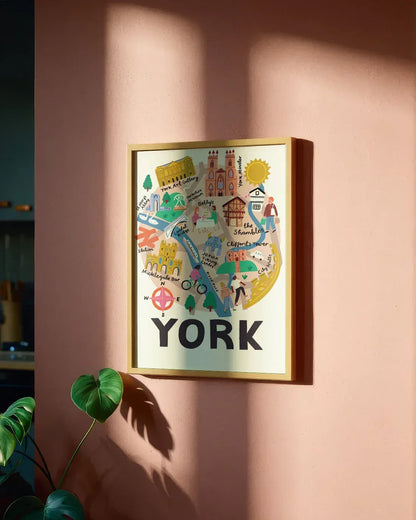 York Map Print Lauren Radley