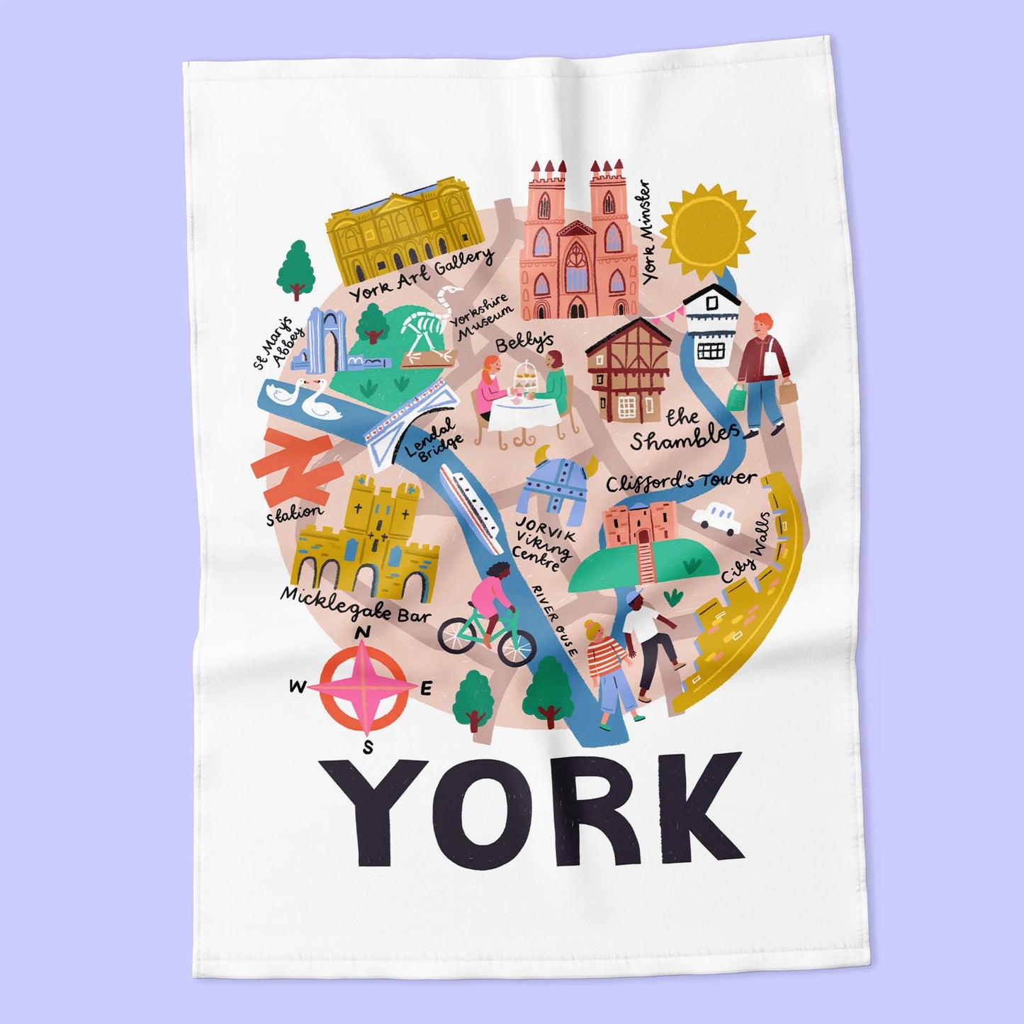 York Tea Towel