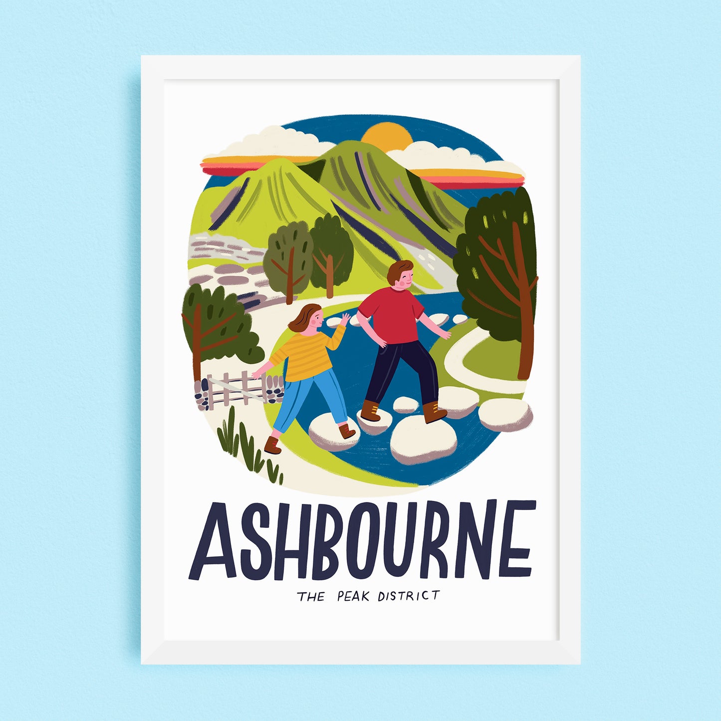 Ashbourne Travel Poster