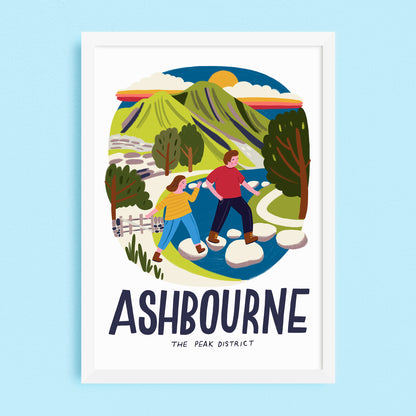 Ashbourne Travel Poster