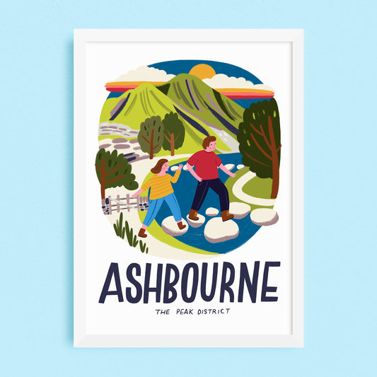 Ashbourne Travel Poster