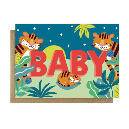 Tiger Cub New Baby Card