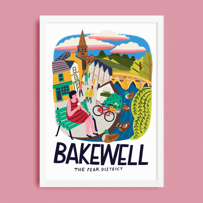 Bakewell Travel Poster