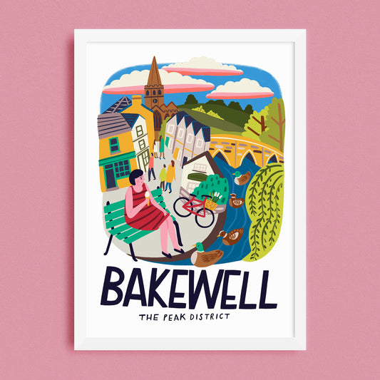 Bakewell Travel Poster