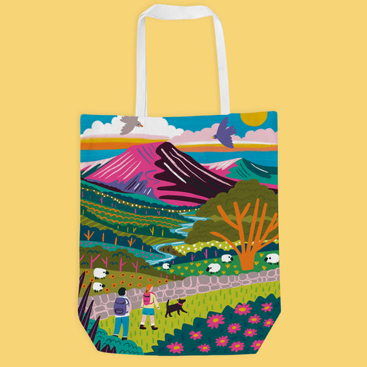 Brecon Beacons Travel Poster Bag