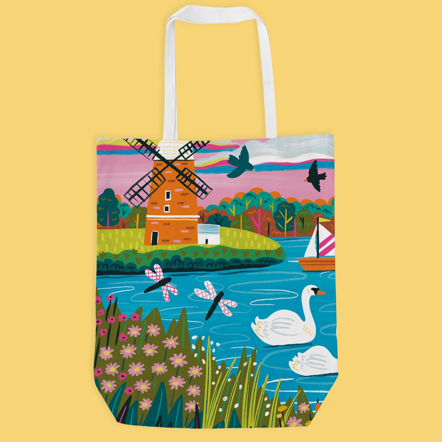 The Broads Travel Poster Bag