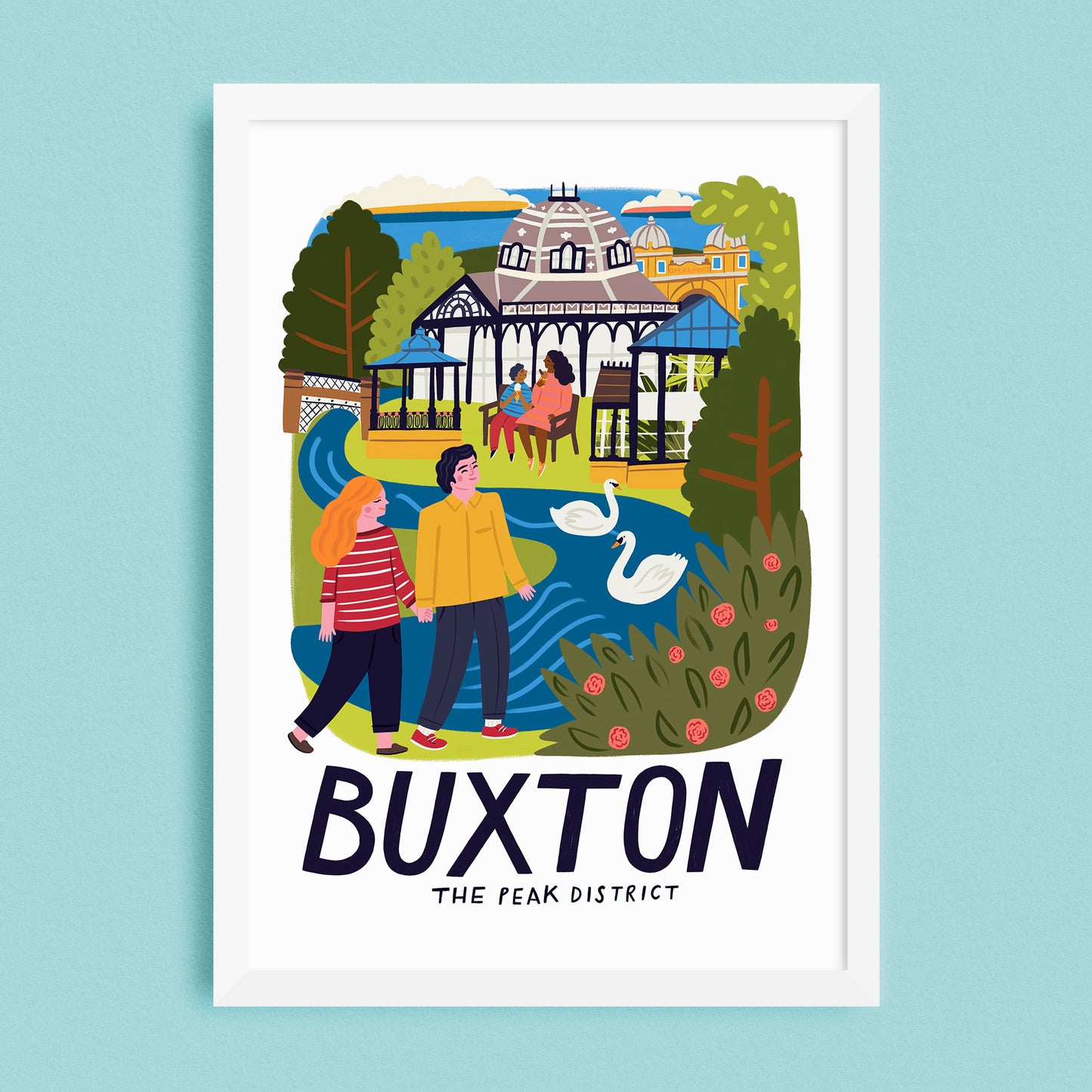 Buxton Travel Poster