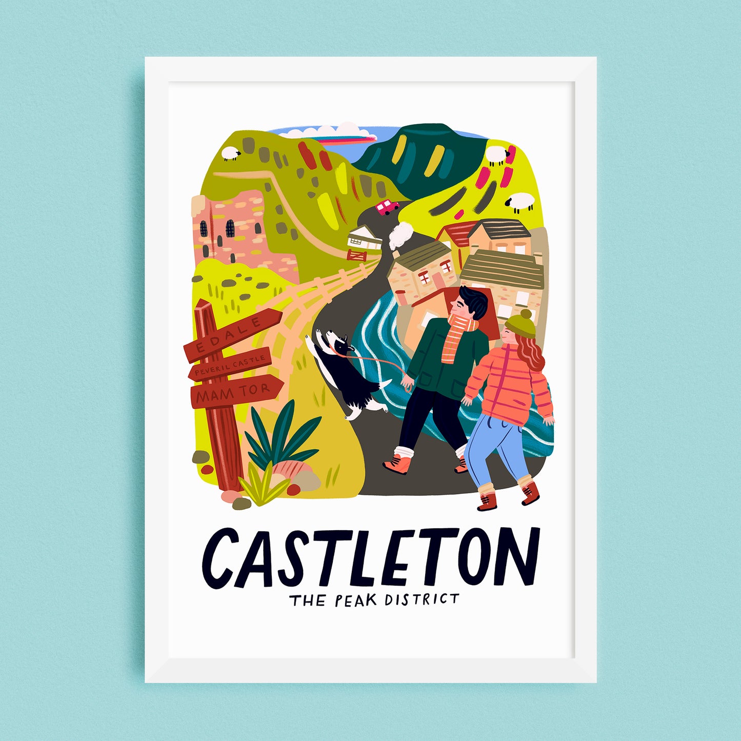 Castleton Travel Poster