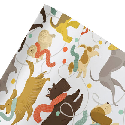 Christmas Dogs Gift Wrap
