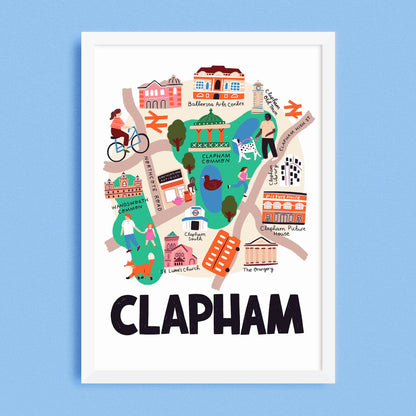 Clapham Map