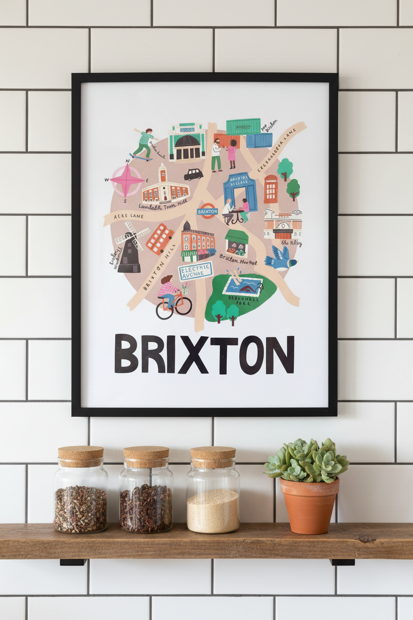 Close-up metro tiles