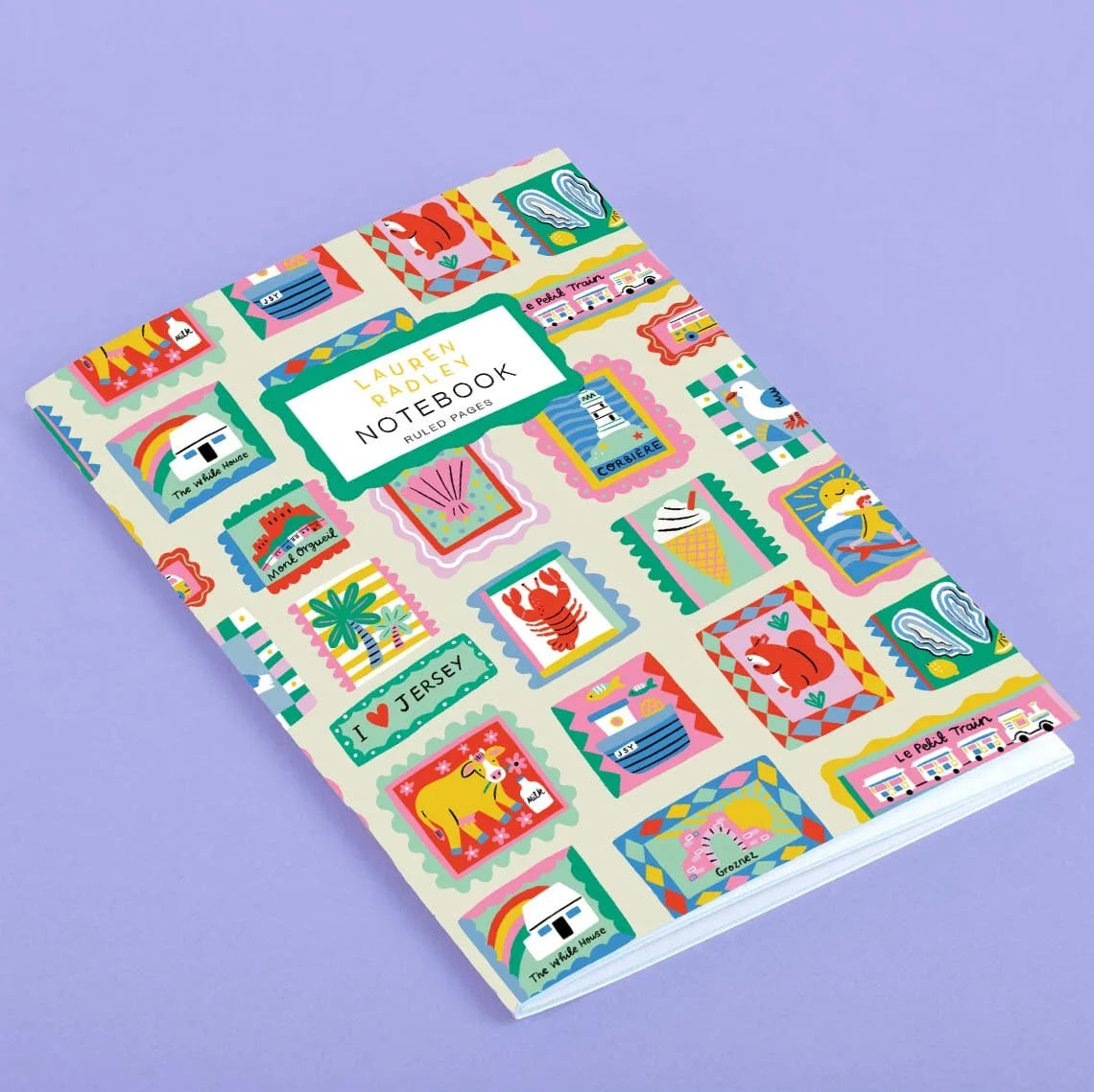 Cream Jersey Pattern Notebook