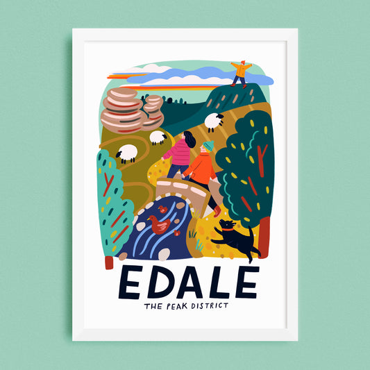 Edale Travel Poster