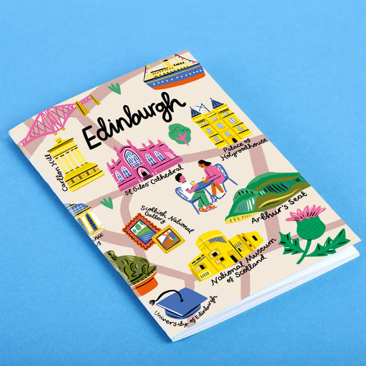 Edinburgh Wrap Around Map Notebook