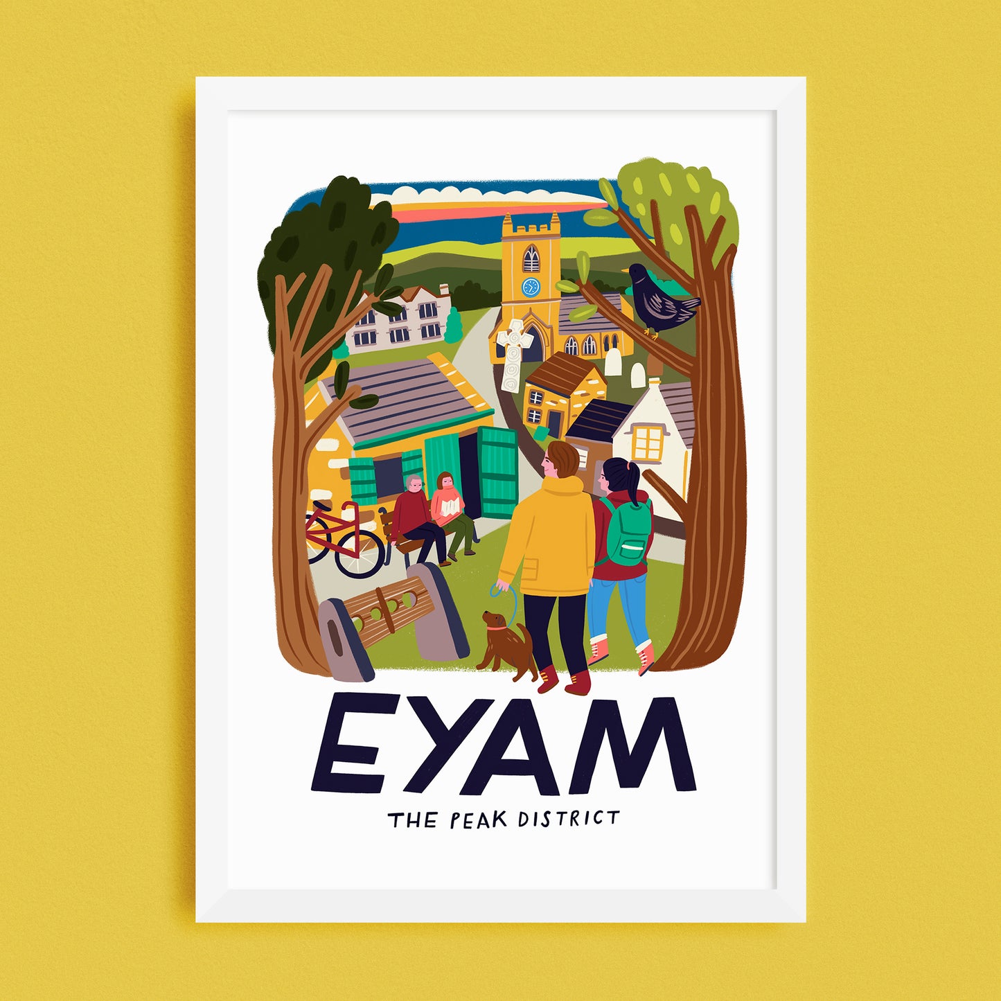 Eyam Travel Poster
