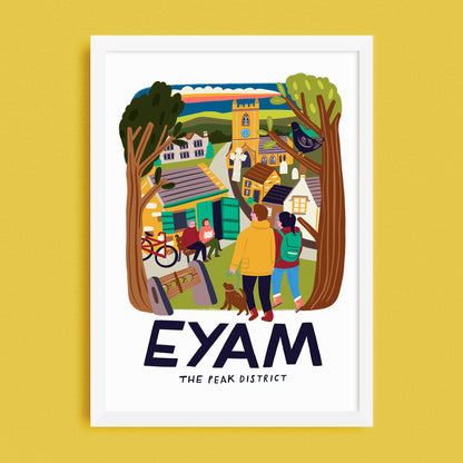 Eyam Travel Poster