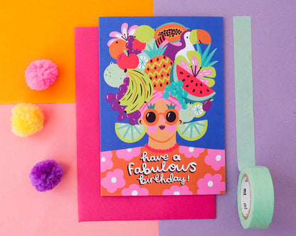 Fabulous Birthday Fruit Hat