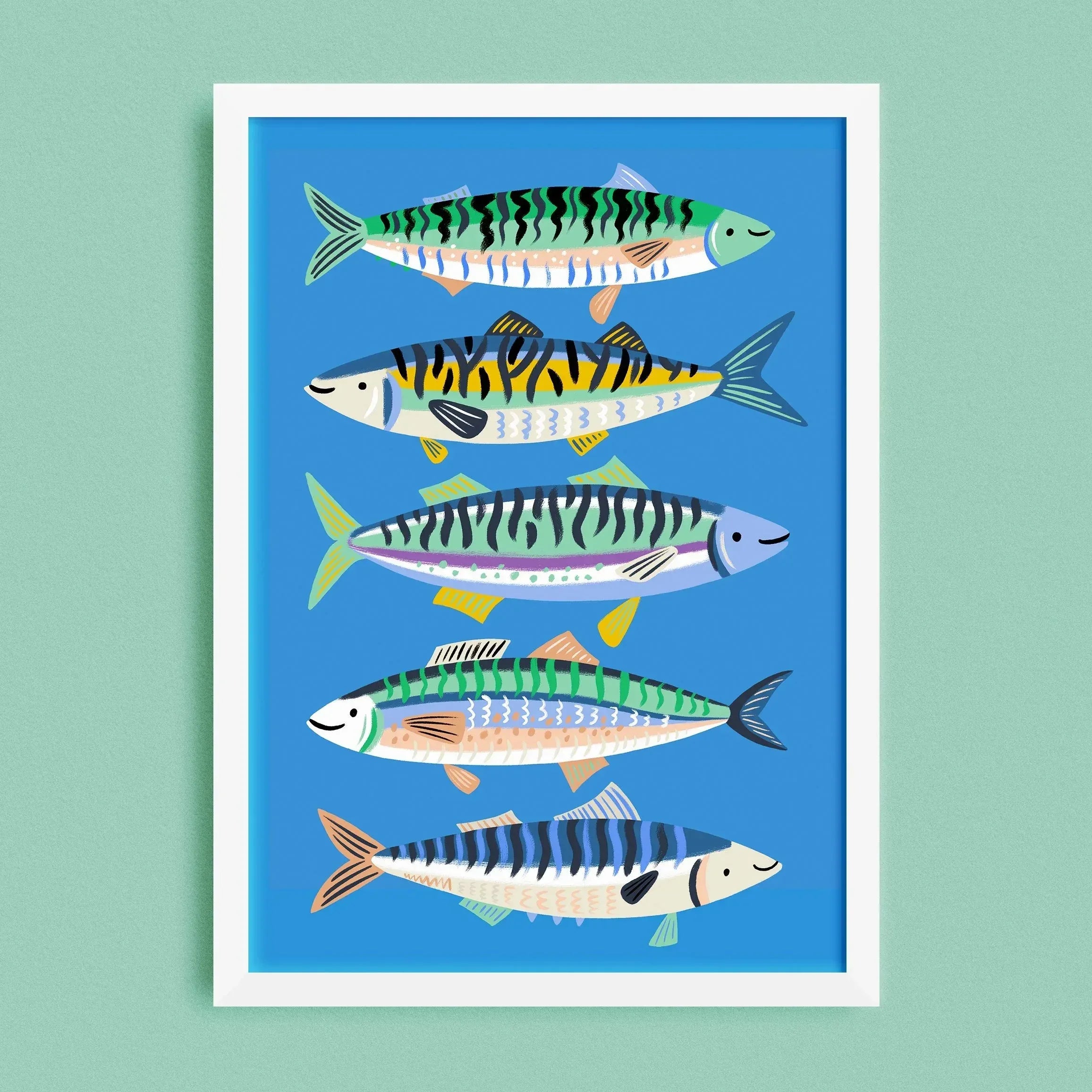 Fish Print | Ocean Marine Life Wall Art Poster | Lauren Radley