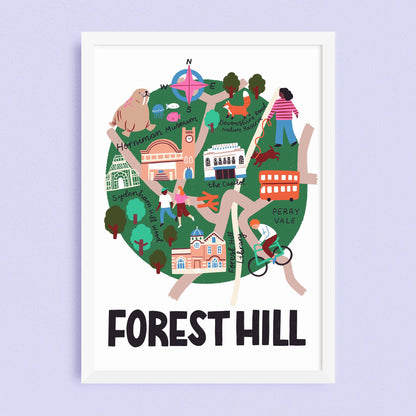 Forest Hill Map
