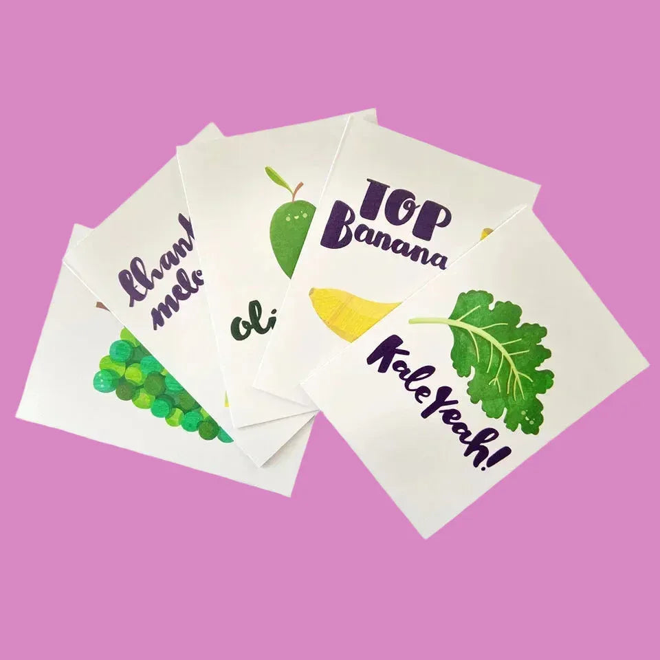 Happy Vegetables Notecard Box Set - Lauren Radley