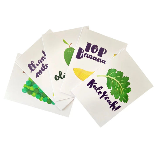 Happy Vegetables Notecard Box Set