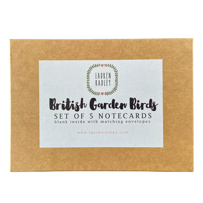British Garden Birds Notecards Box Set