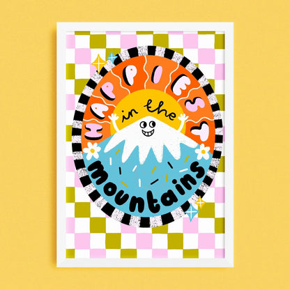 Happiest In the Mountains Print - Lauren Radley