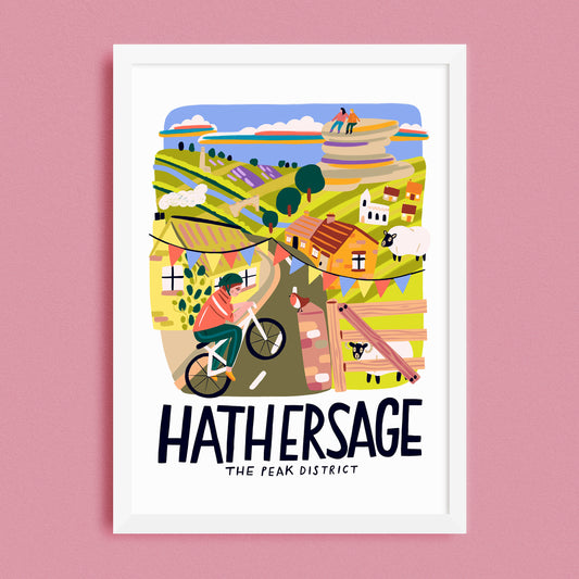 Hathersage Travel Poster