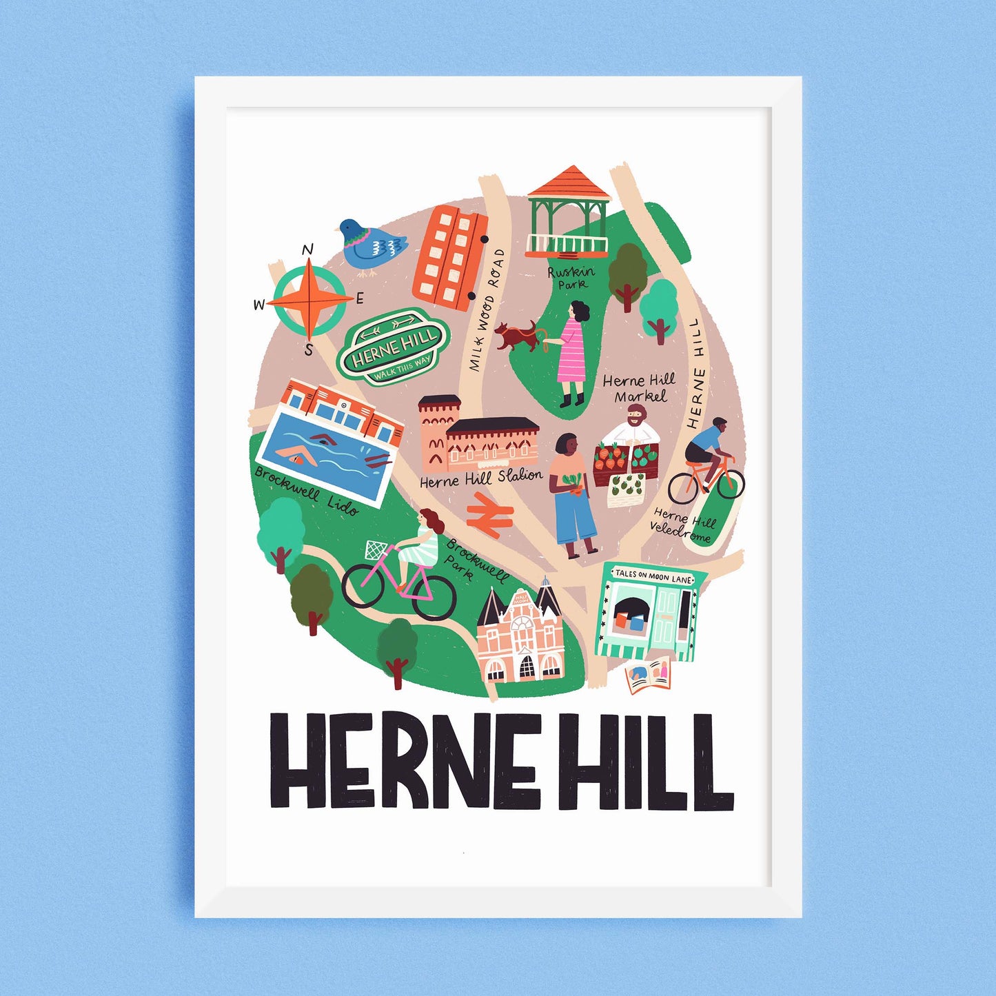 Herne Hill Map